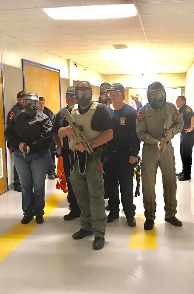 Attendees of the Active Shooter Training Class