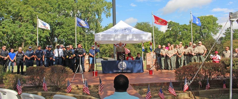 16th Annual Patriot Day Program on the Freedom Flag Plaza at Bunert Park in Corsicana s