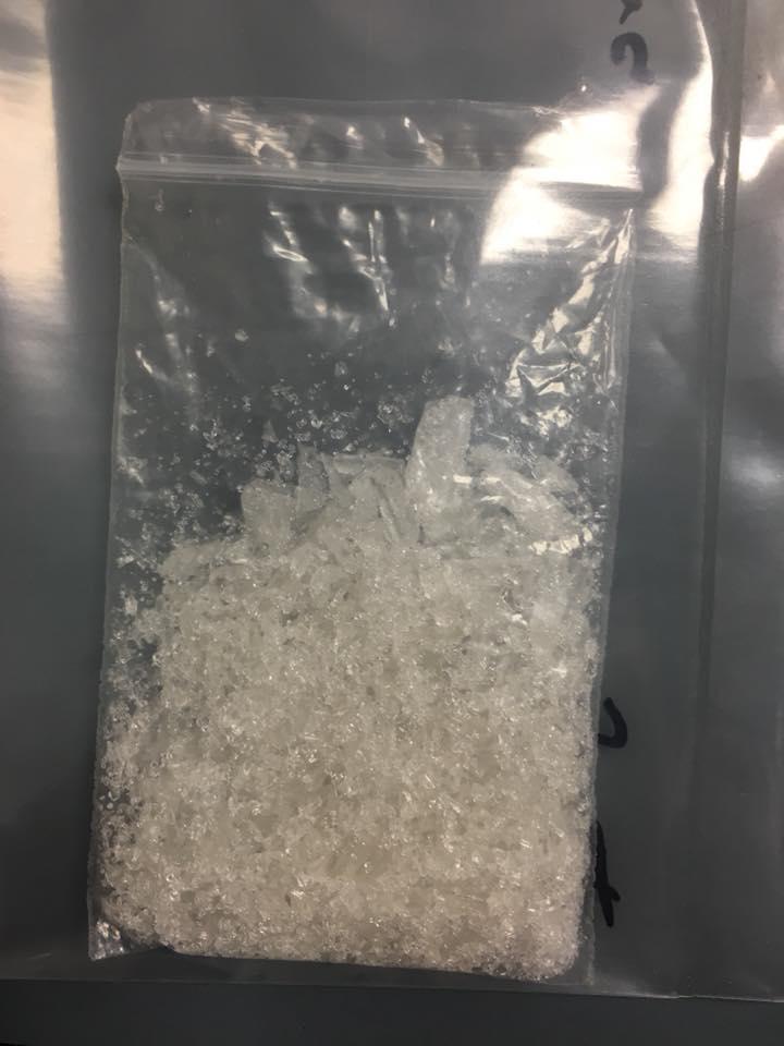 A quantity of methamphetamine