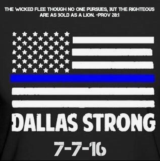 The wicked flee though no one pursues, but the righteous are as bold as a lion. - Prov 28:1 DALLAS STRONG 7-7-16
