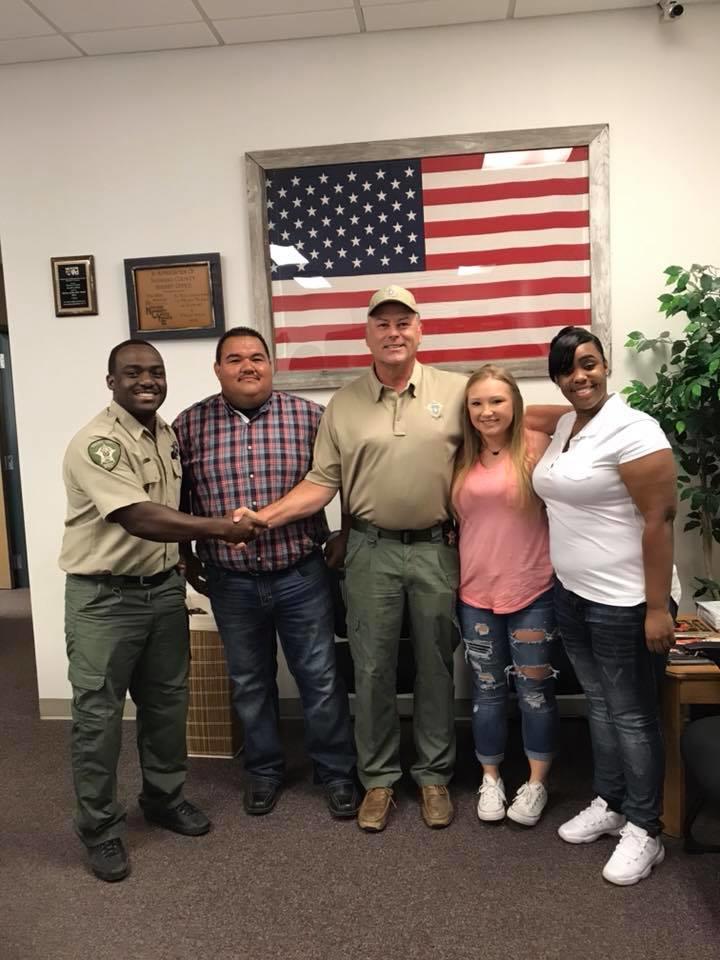 Brandon Evans, Antonio Gutierrez, Sheriff Tanner,  Aubyn Turner, and Keah Hawkins