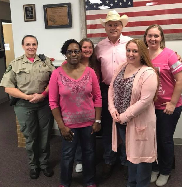 Wearing Pink at the NCSO