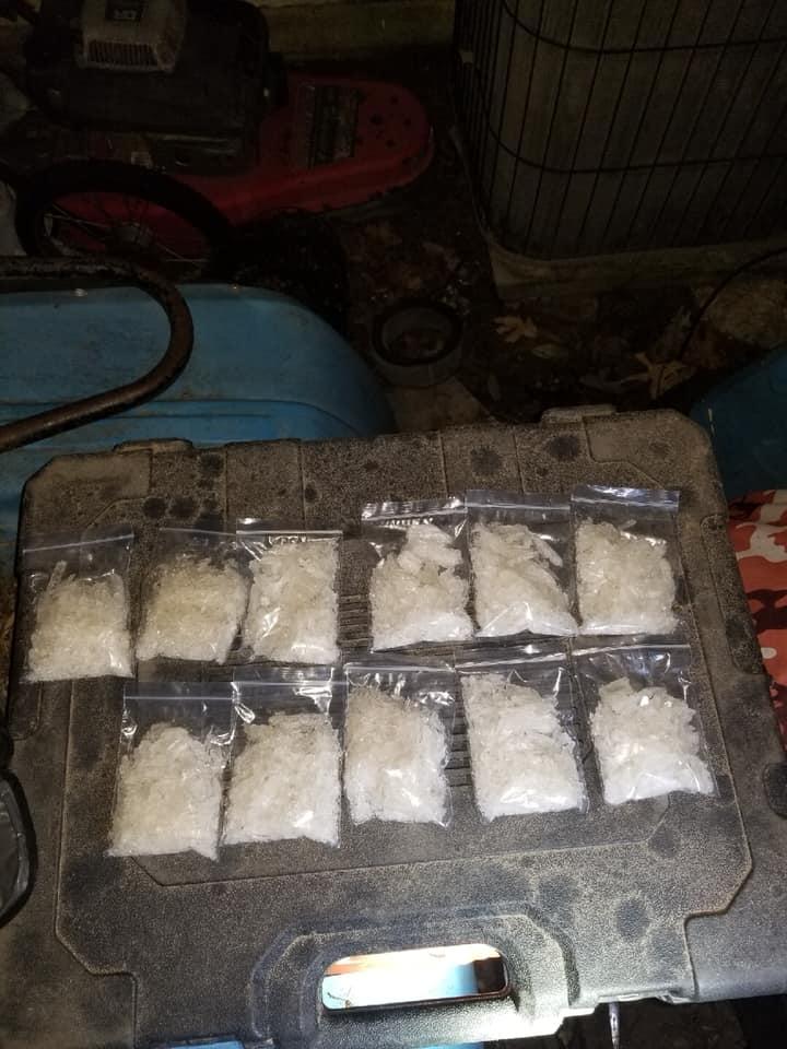 345 grams of Methamphetamine