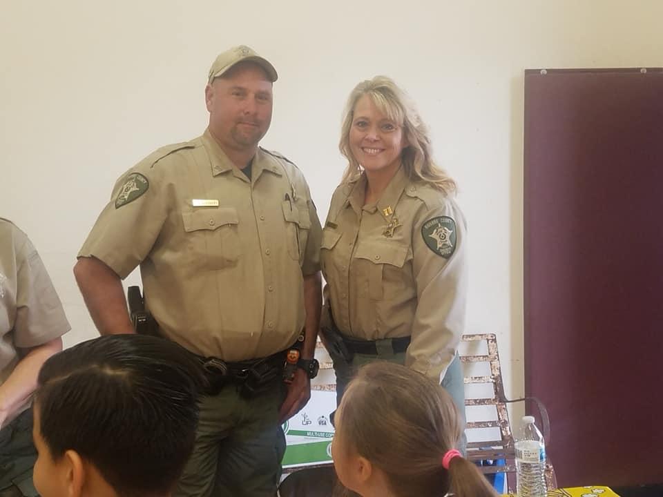 officers at career day