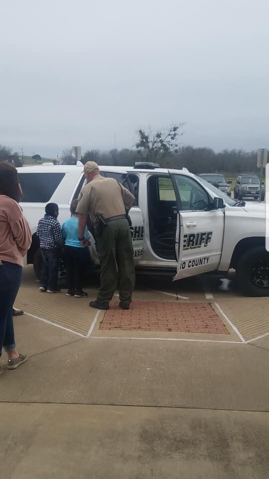 showing patrol vehicle