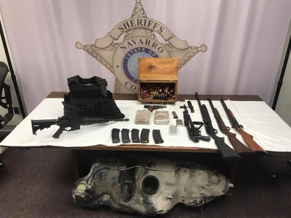seized drugs and weapons