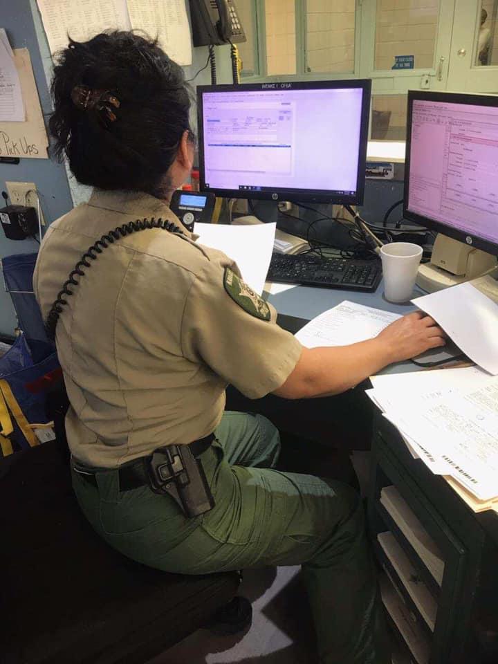 Female correctional officer