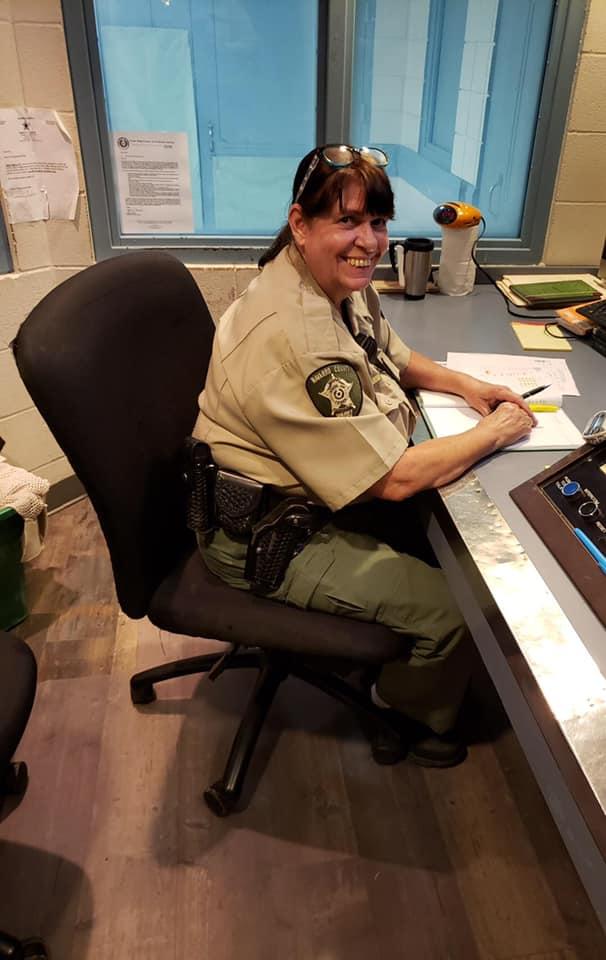 Dianna Mills operating a control room