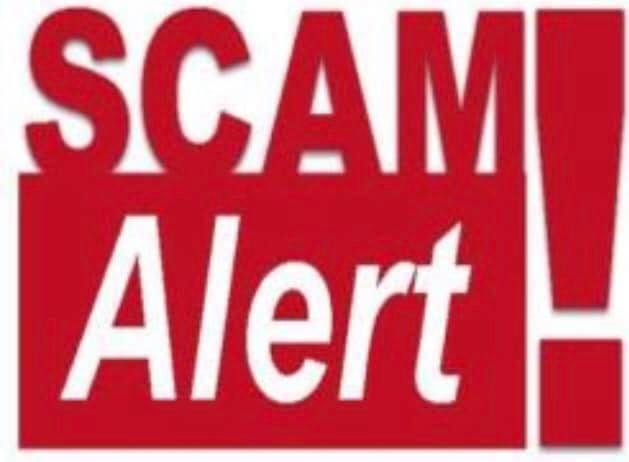 a graphic that says Scam Alert!
