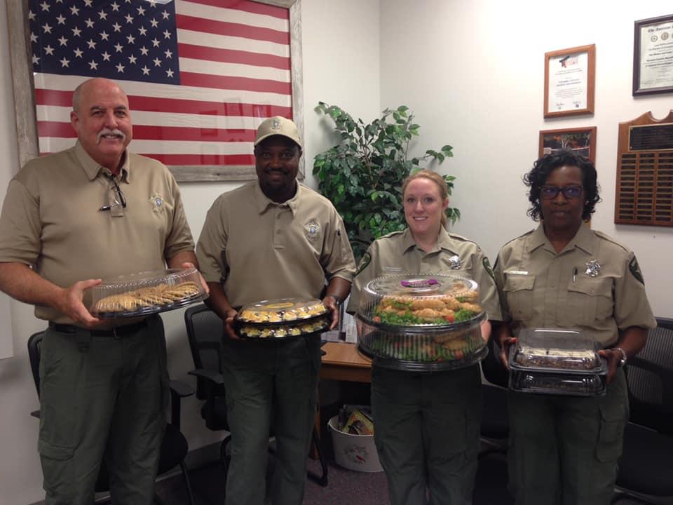 Food Richard Arnett sent for our NCSO employees