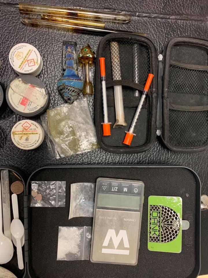assorted illicit drugs and paraphernalia seized