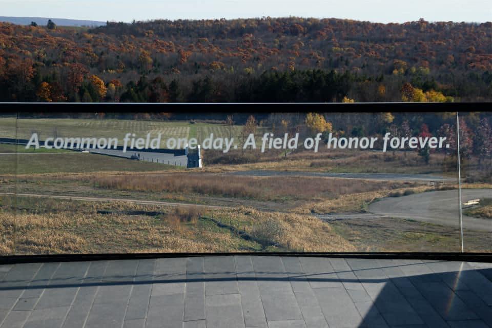 Memorial to the downed airplane