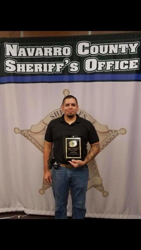 Congratulations to Deputy Ismael (Izzy)Esparza on being the Corsicana Kiwanis Deputy of the Year Award recipient for 2019.