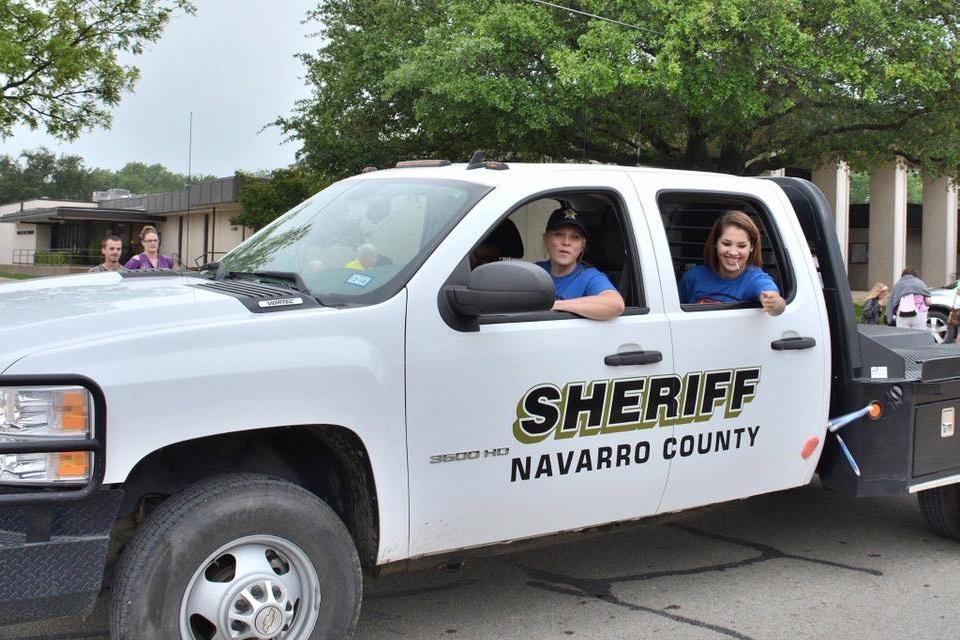 Sheriff Truck at the Corsicana Derrick Days Parade