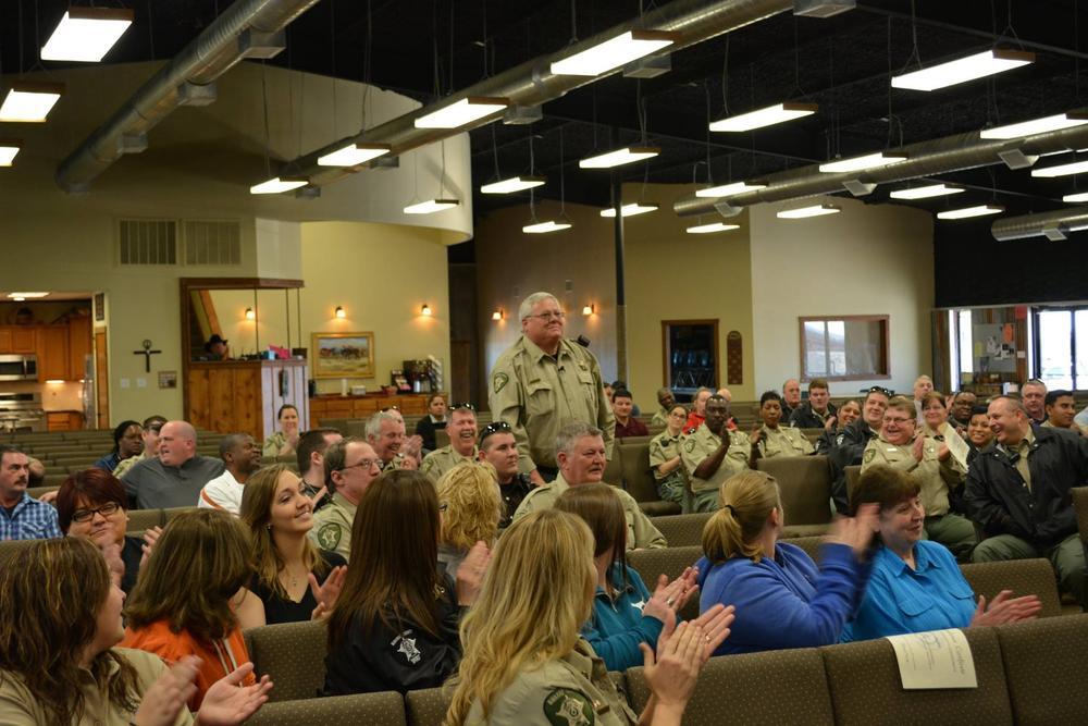 Sergeant Johnny Lake recognized