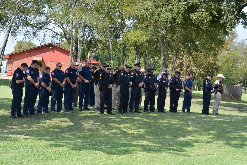 Group of officers and responders