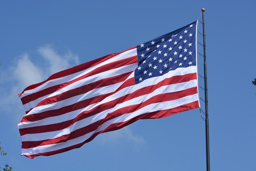 The United States Flag at Bunert Park