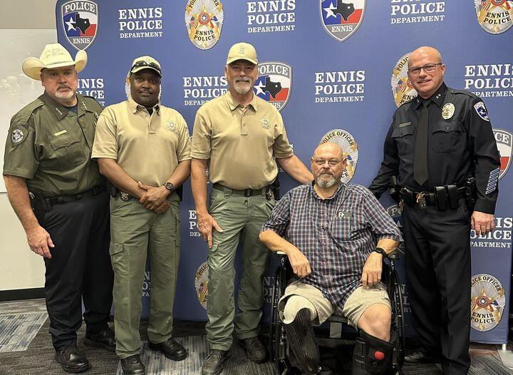 retirement ennis pd