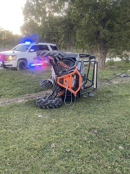 atv crashes reported stolen