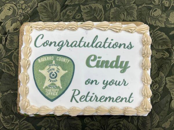 retirement cake