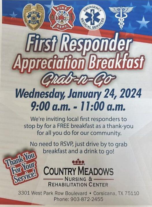 first responder appreciation breakfast