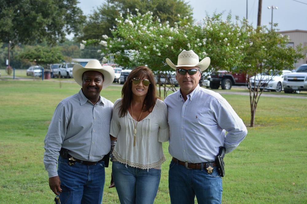 Navarro County Officers participate in Patriot's Day Ceremony at Bunert Park