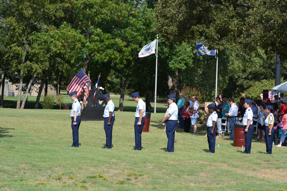 Navarro County Officers stand together 