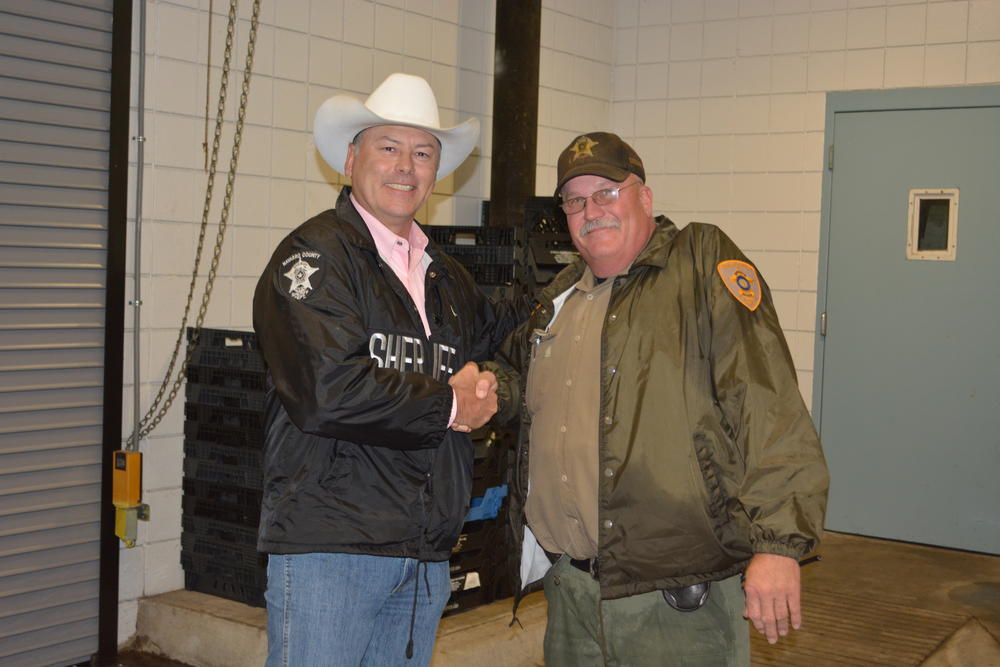 Sheriff Tanner and NCSO Animal Warden Deputy Kipp Thomas
