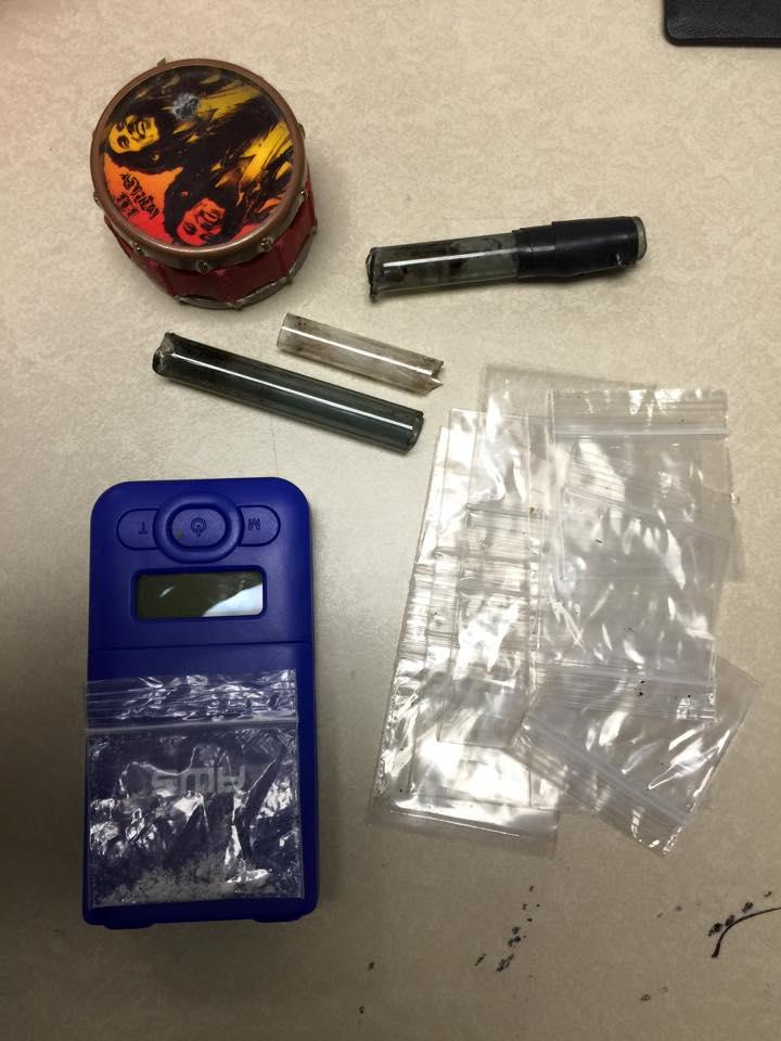 Methamphetamine and various paraphernalia 