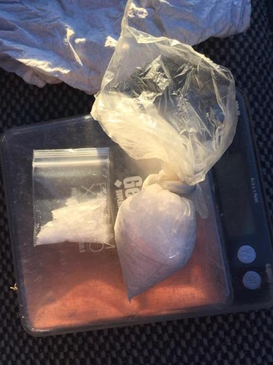 16 grams of methamphetamine (Ice) in two baggies