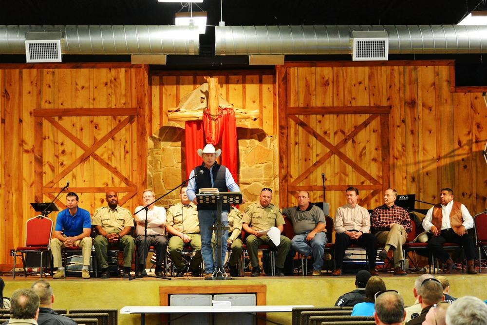 Sheriff Tanner and members of NCSO command staff