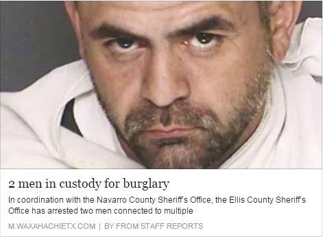 2 men in custody for burglary